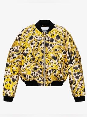 Moschino X H&M Satin Bomber Jacket size small
